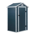 ガーデンストレージシェッド コンパクトな収納スペース用 プラスチック製 - 90 x 50 x 120