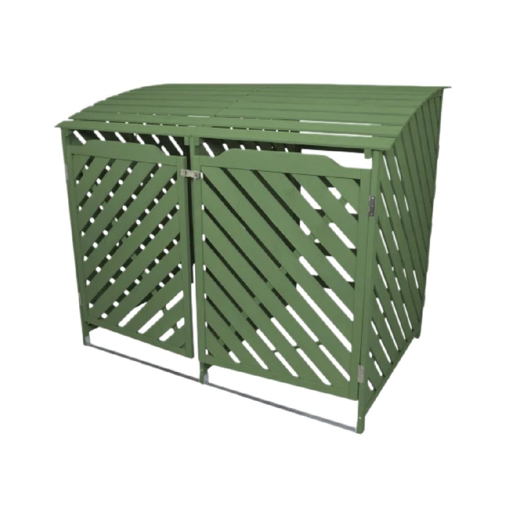 アウトドア用ストレージキャビネット - ガーデンやバルコニーに適した収納 - スチール製 - 120 x 80 x 90