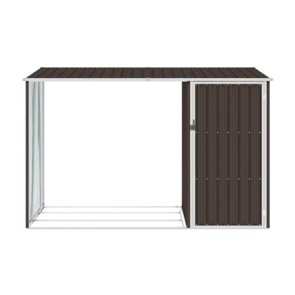 屋外用の金属製収納小屋 - 庭や物置に最適 - サイズ 210 x 120 x 180
